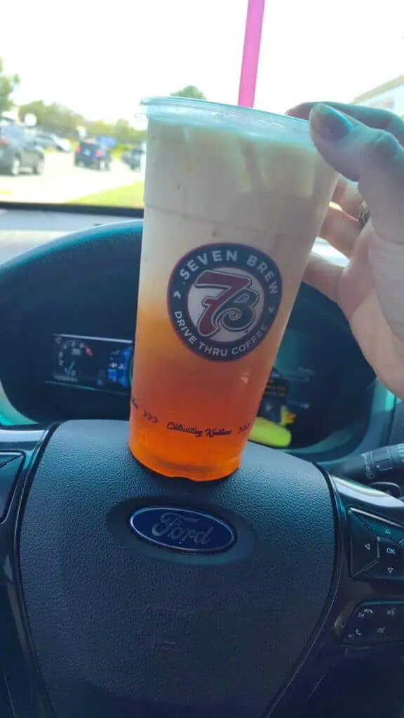 Orange pineapple vanilla black tea and double cream
