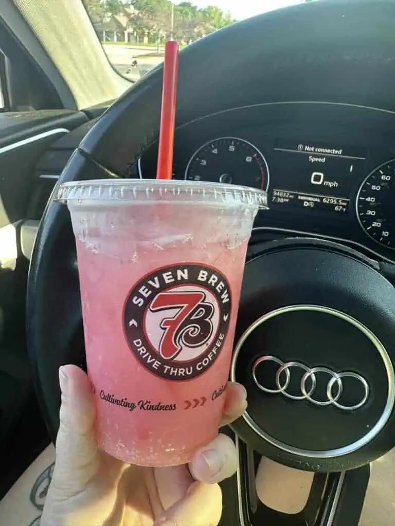 Pink mermaid energy with white chocolate