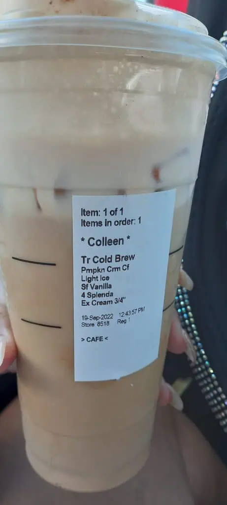 Pumpkin Vanilla Cream Cold Brew