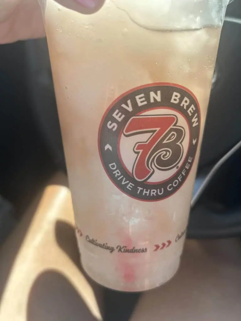 SF energy drink with SF peach and SF vanilla