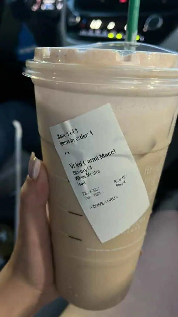 Strawberry White Mocha Macchiato