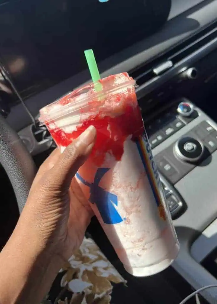 Tropical Raspberry Parfait Lemonade