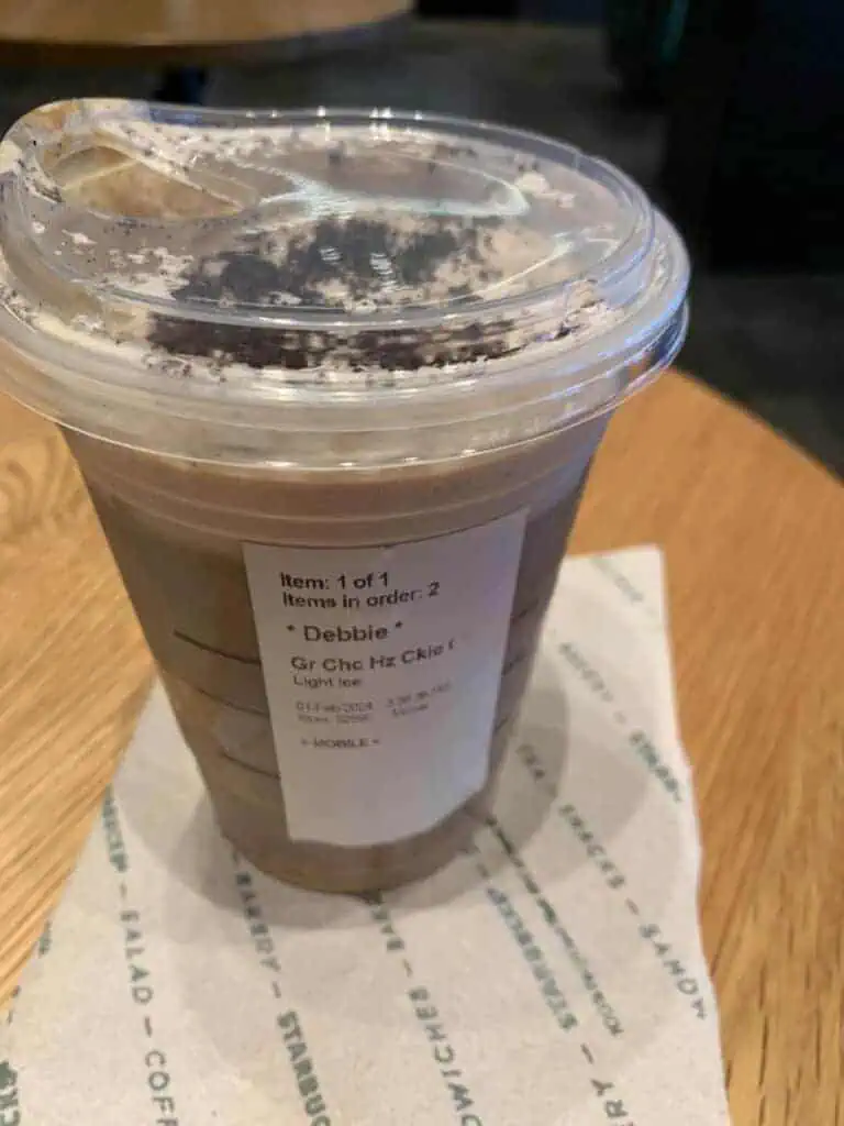 chocolate hazelnut cookie cold brew.