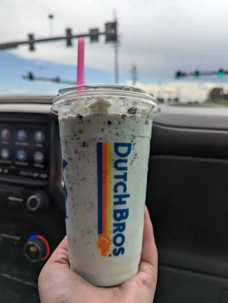 ninja frost with cookie crumble blended
