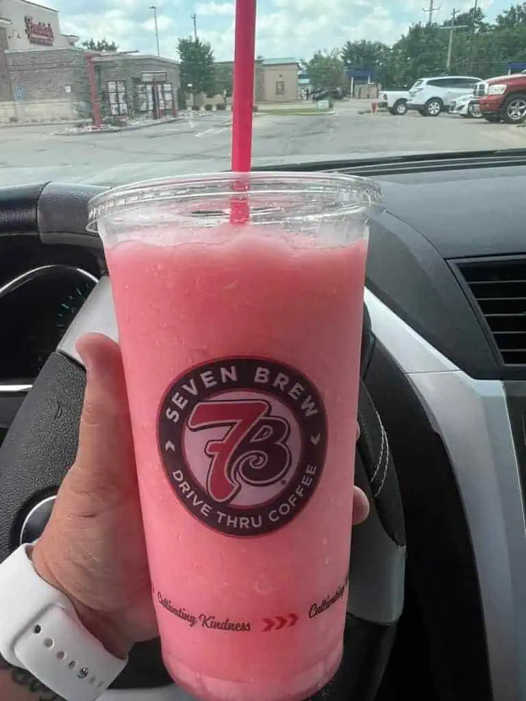 raspberry blended lemonade