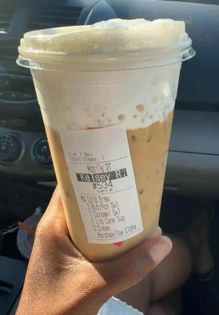 Buttered Caramel Marshmallow Cold Brew
