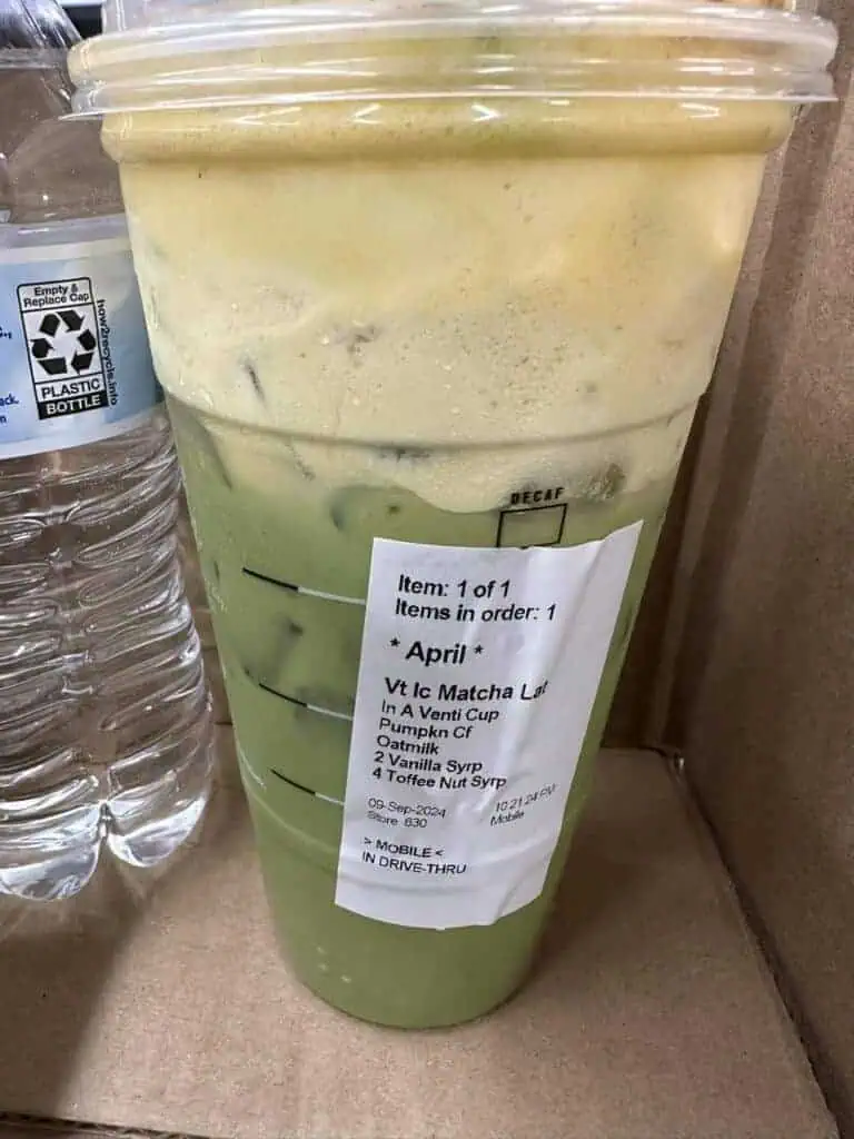Pumpkin Matcha Latte