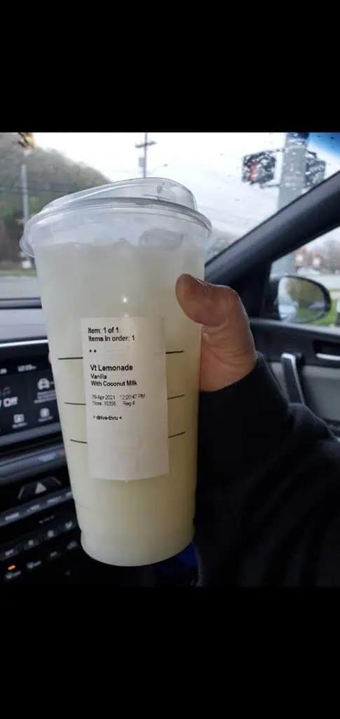Blended Vanilla Coco Lemonade