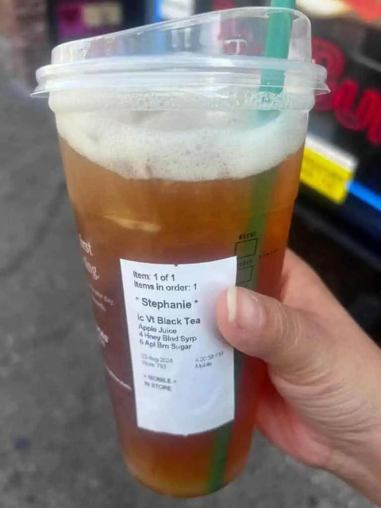 Apple spiced tea