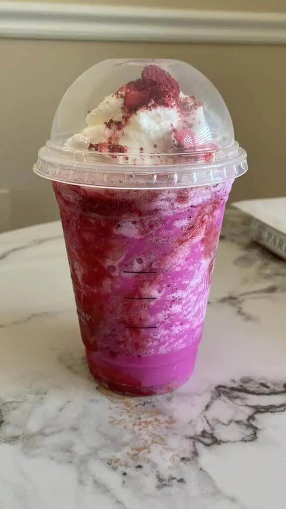 Berry Dragon Vanilla Frappe