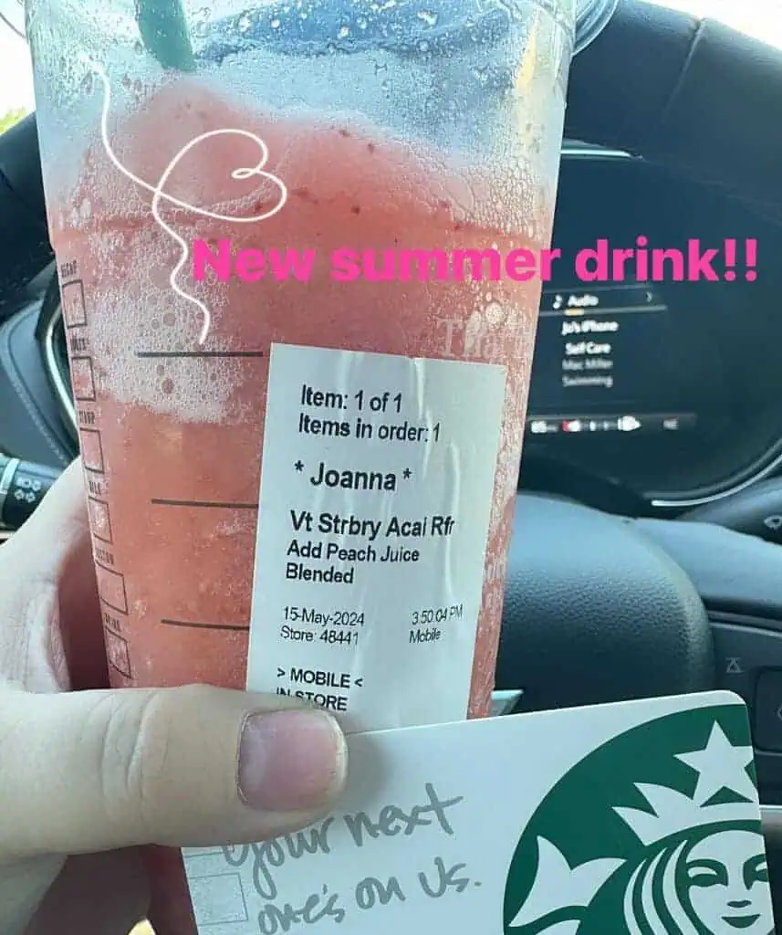 Blended Peachberry Refresher