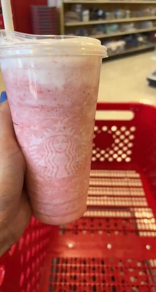 Blended Raspberry Vanilla Pink Drink