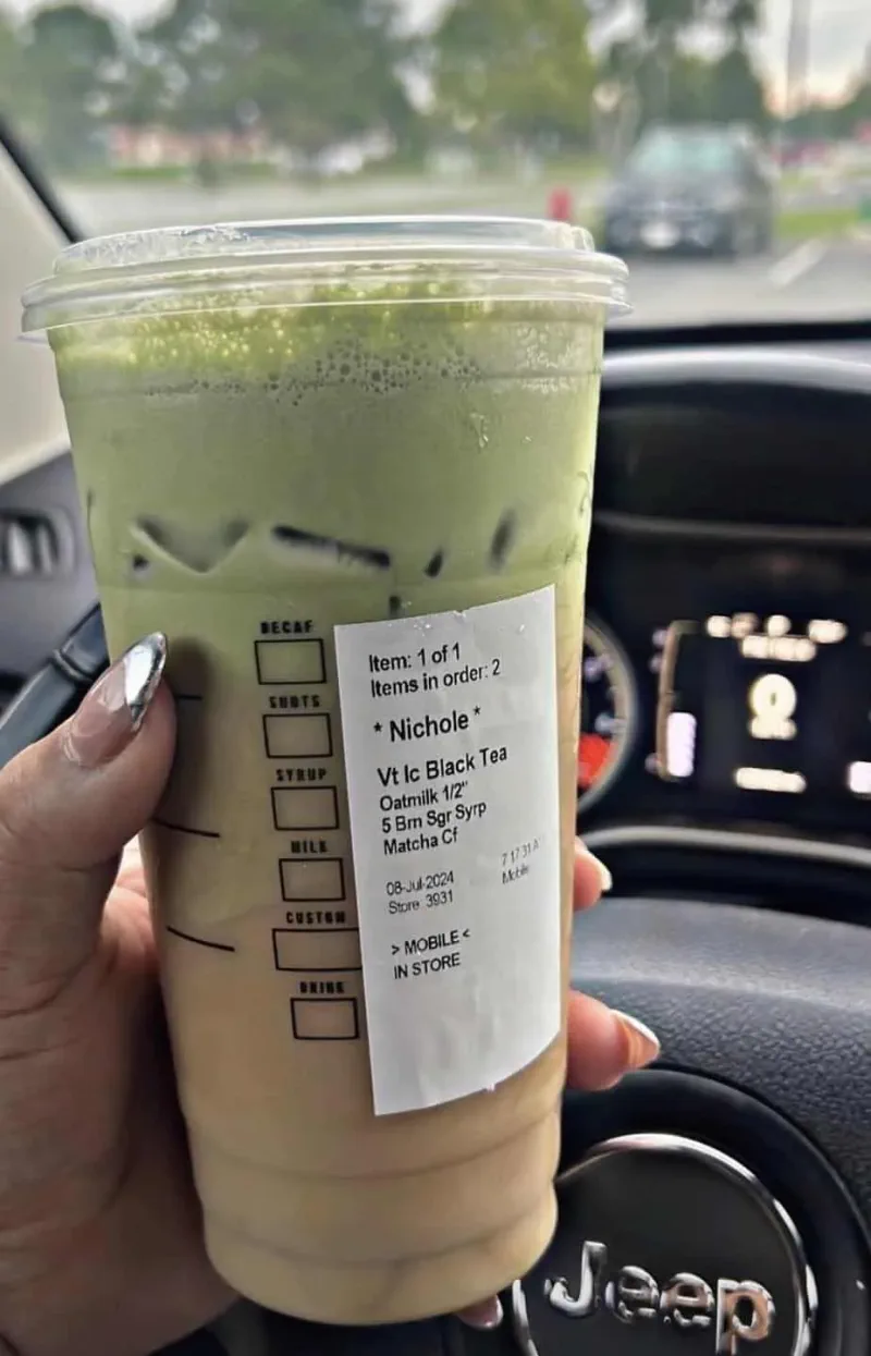 Brown Sugar Matcha Iced Black Tea