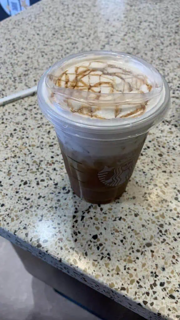 Caramel Apple Crisp Iced Coffee