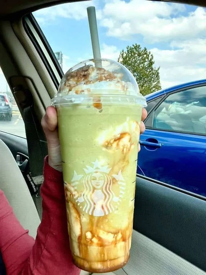 Caramel Green Apple Frappe