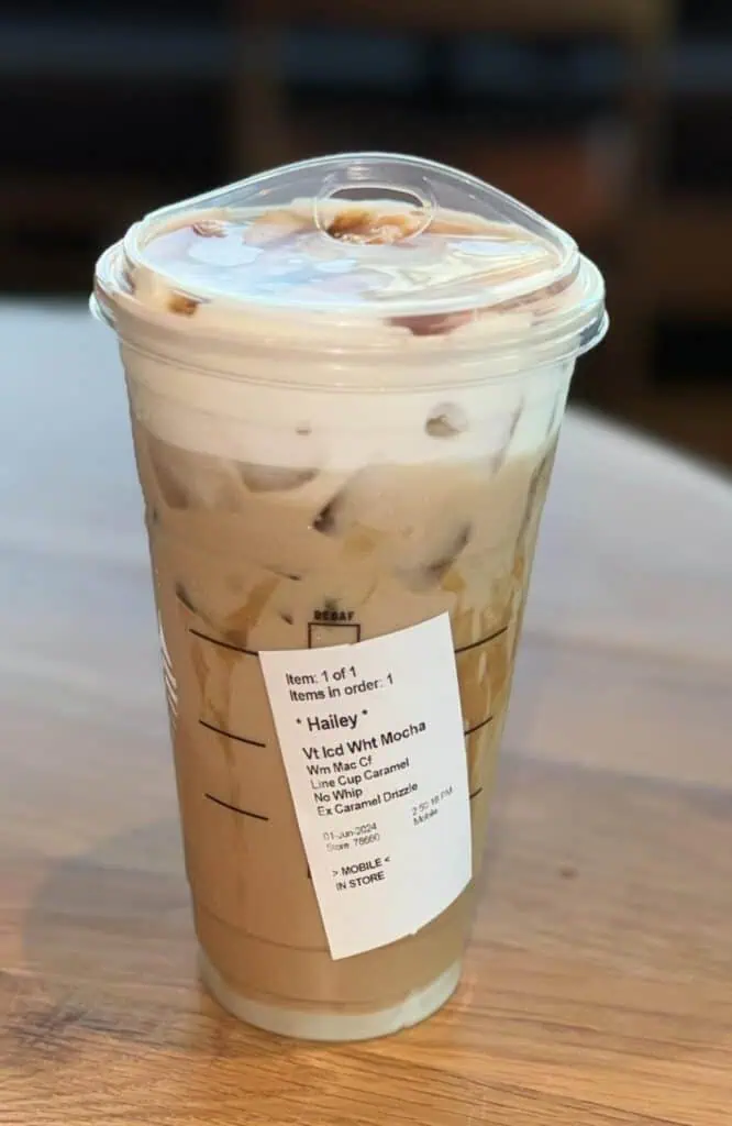Caramel Macadamia White Mocha