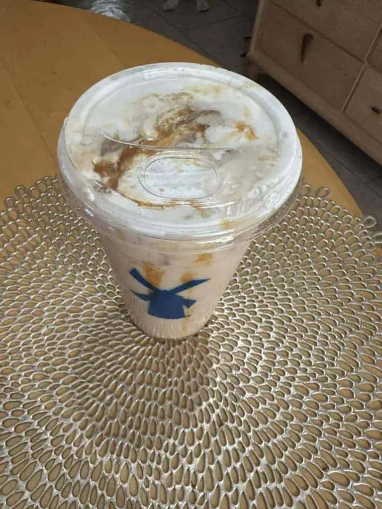Carmel, Pumpkin, Breve, made with Chi Tea