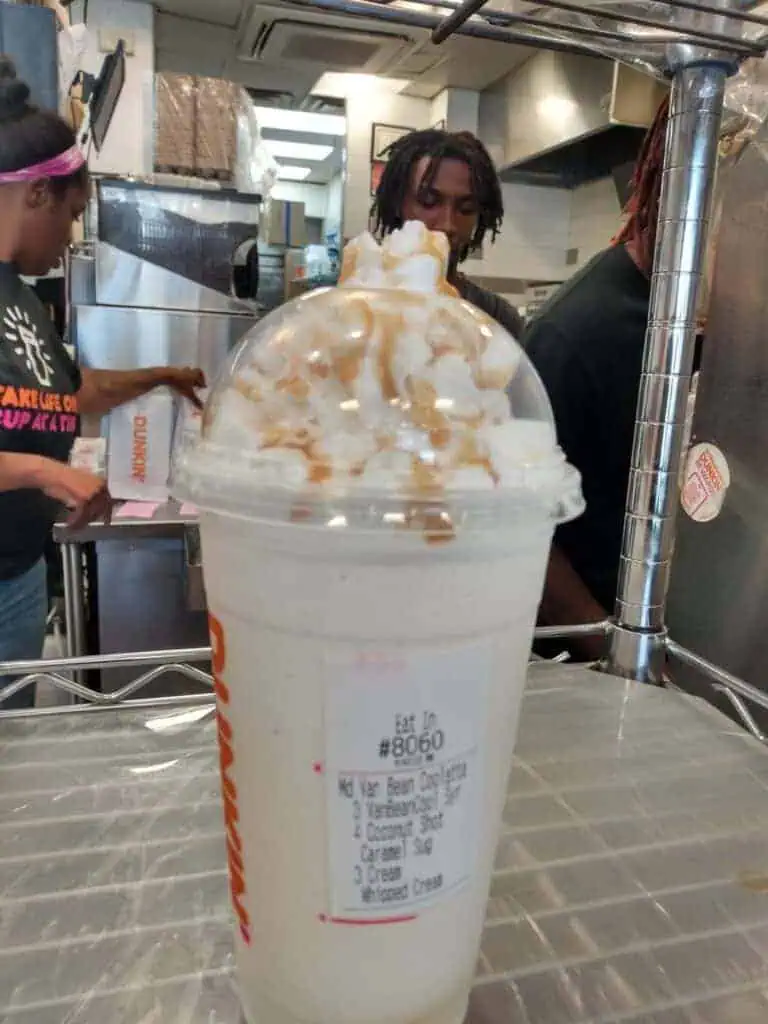 Coconut Caramel Coolatta