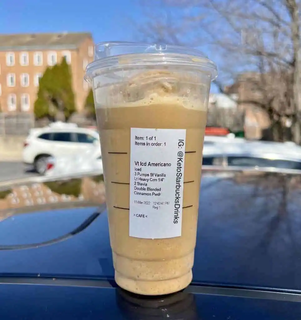 Double Blended Vanilla Cream Americano