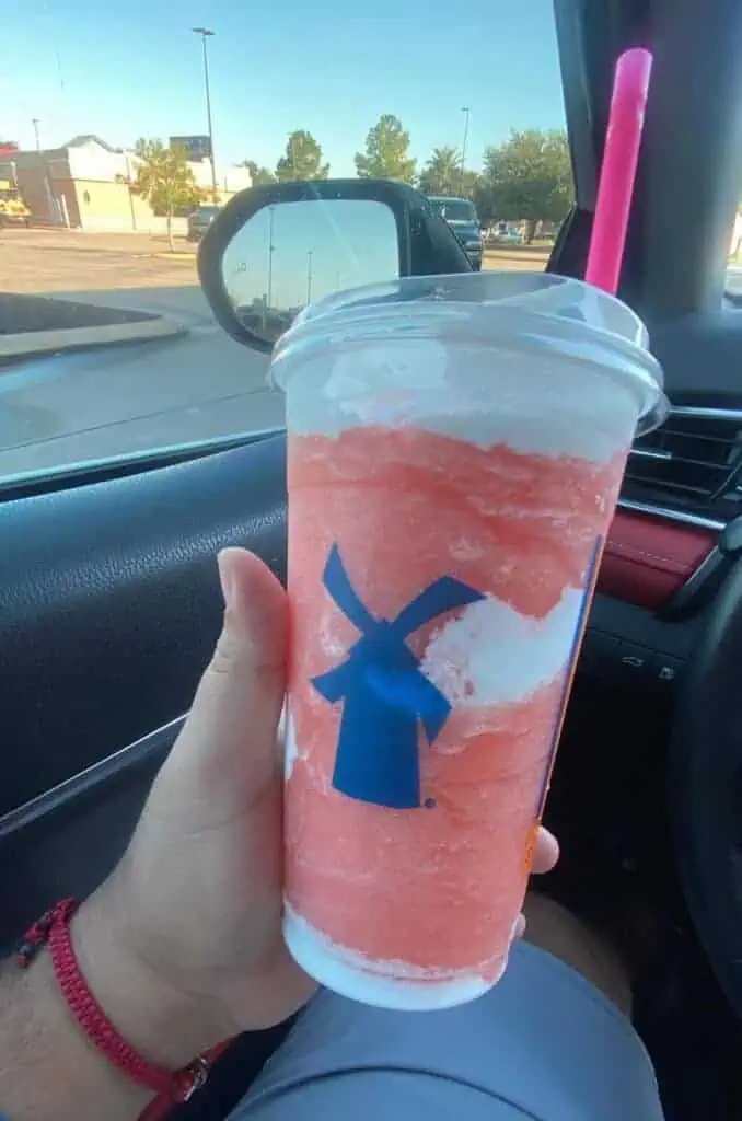 Double blended, Pomegranate & Pineapple Rebel, Parfait style