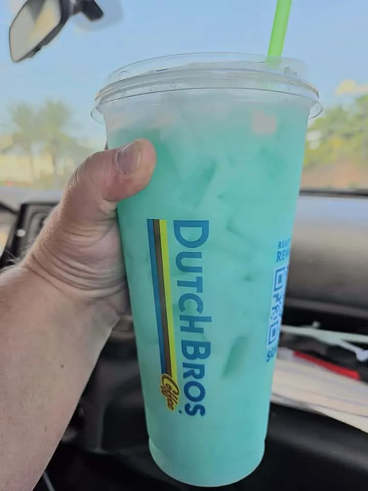 Iced Green Tea, Blue Oasis