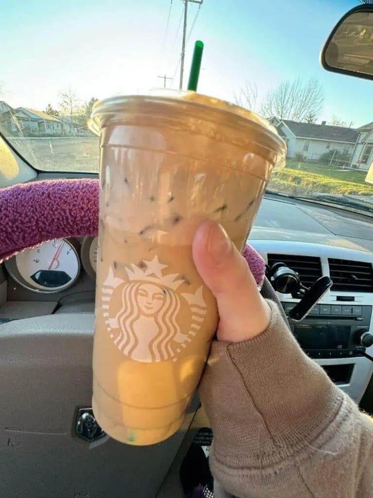 Iced Toffee Nut Blondie Latte