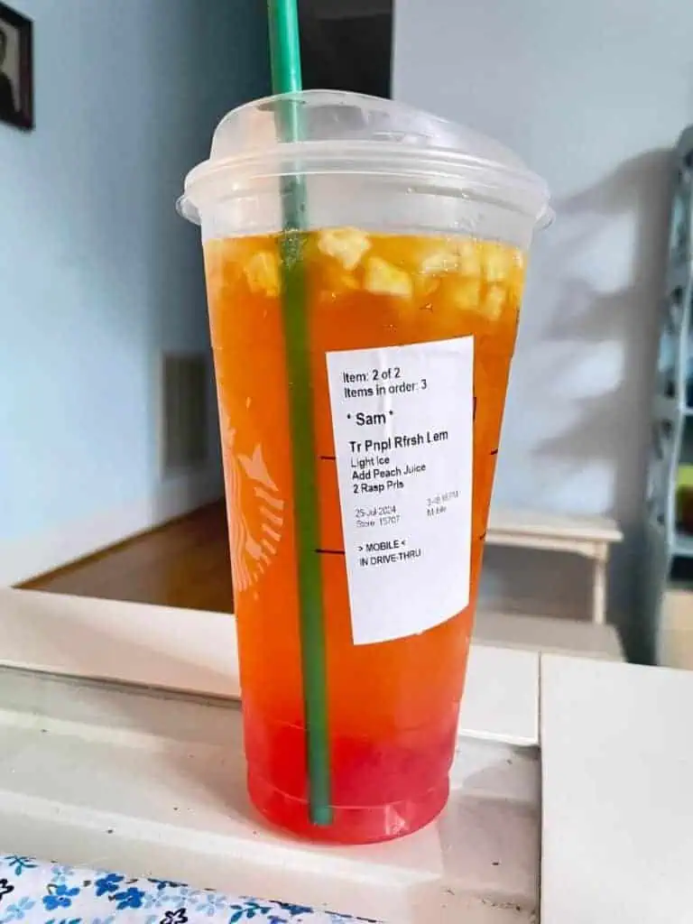 Peachy Pineapple Passion Refresher