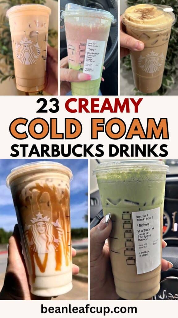 Starbucks Cold Foam Drinks