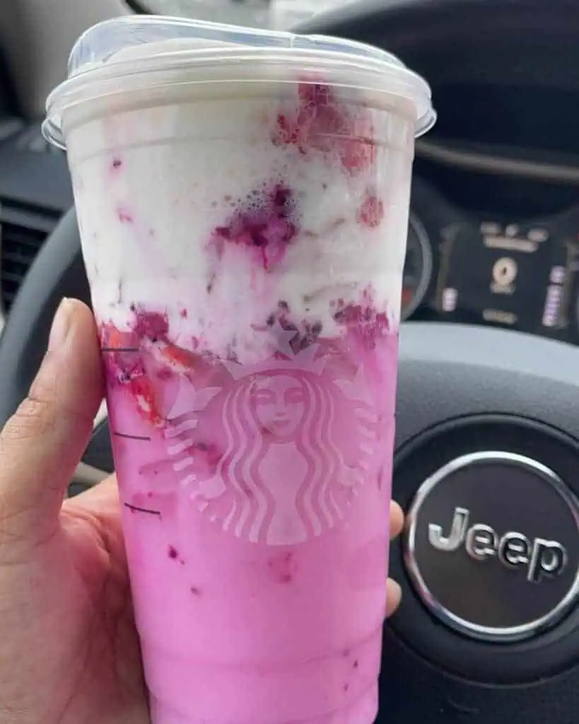 Strawberry Vanilla Dragon Drink