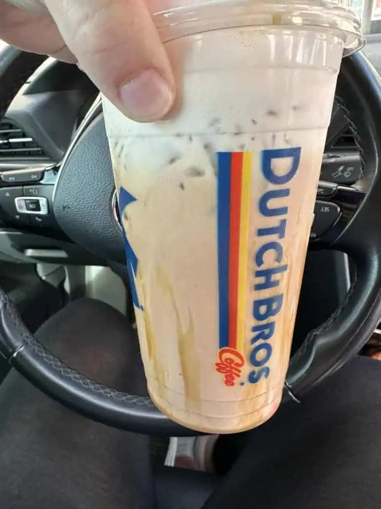 White chocolate banana bread vanilla mocha