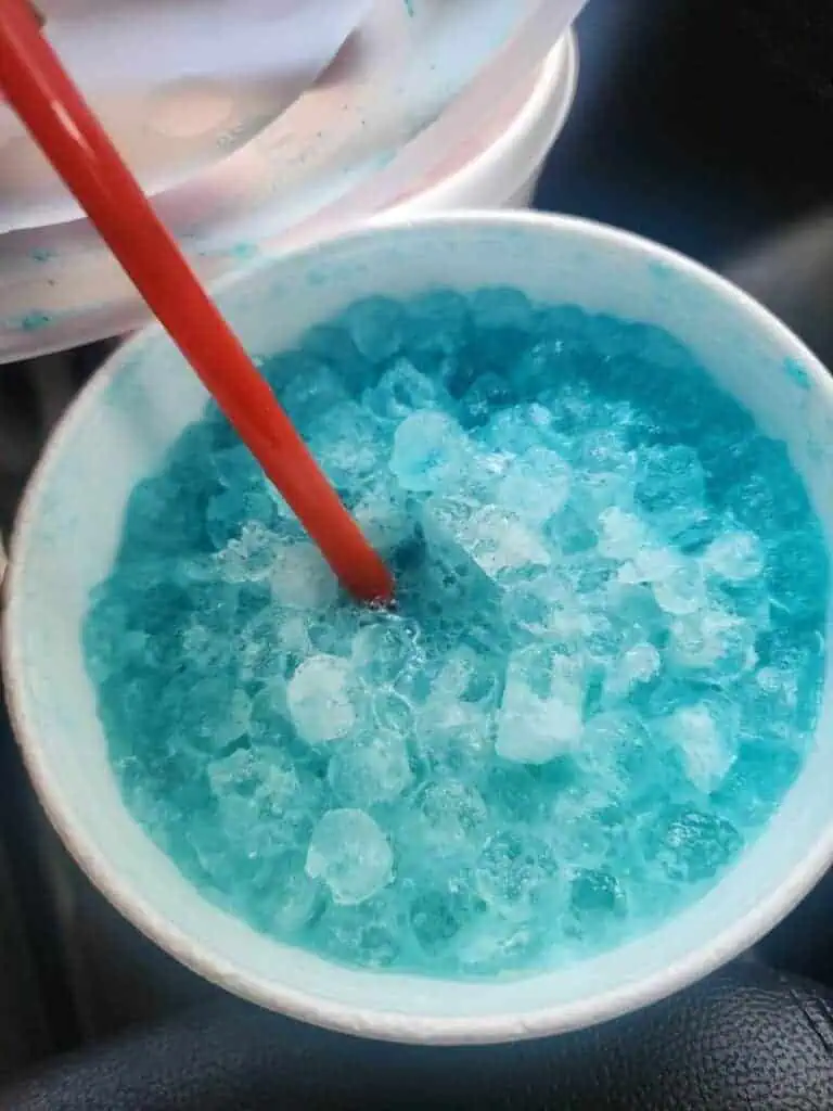 ocean water with vanilla and sweet cream