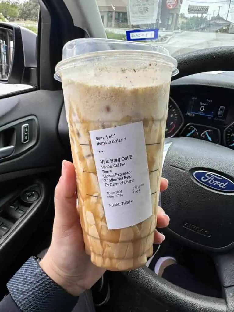 Toffee Caramel Oat Shaken Espresso