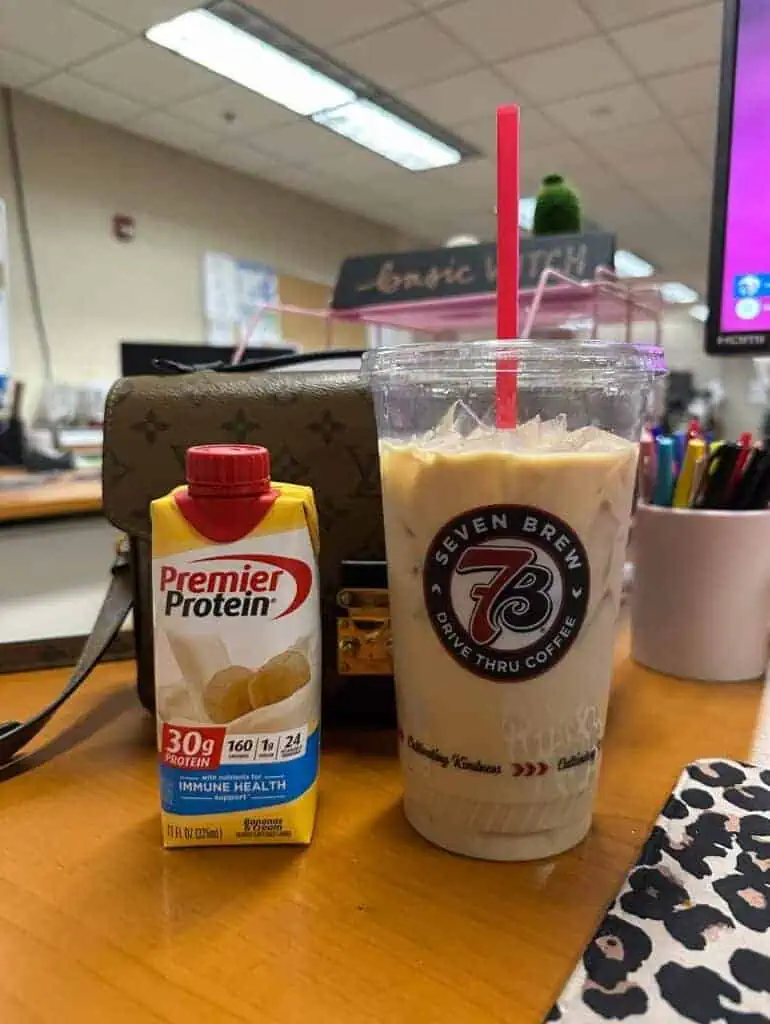 Large Iced Double Shot Espresso Over Ice