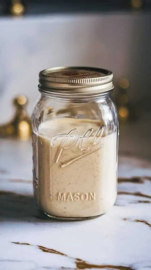Seal the jar and shake it well
