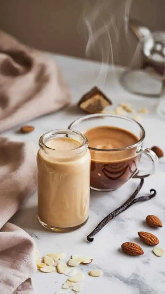 Homemade French Vanilla Almond Creamer