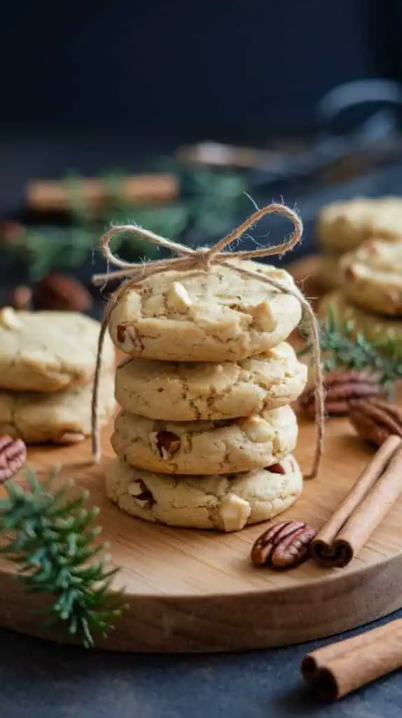 Vegan Eggnog Cookies