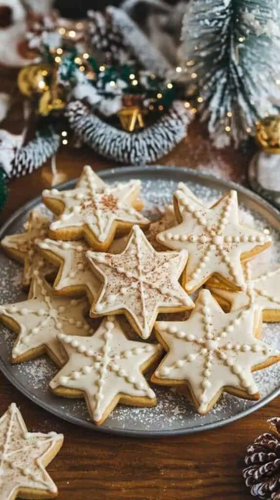 Frosted Eggnog Cut-Out Cookies