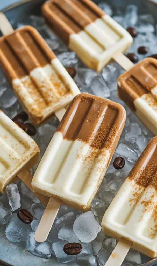Brown Sugar Oat Milk Espresso Popsicles