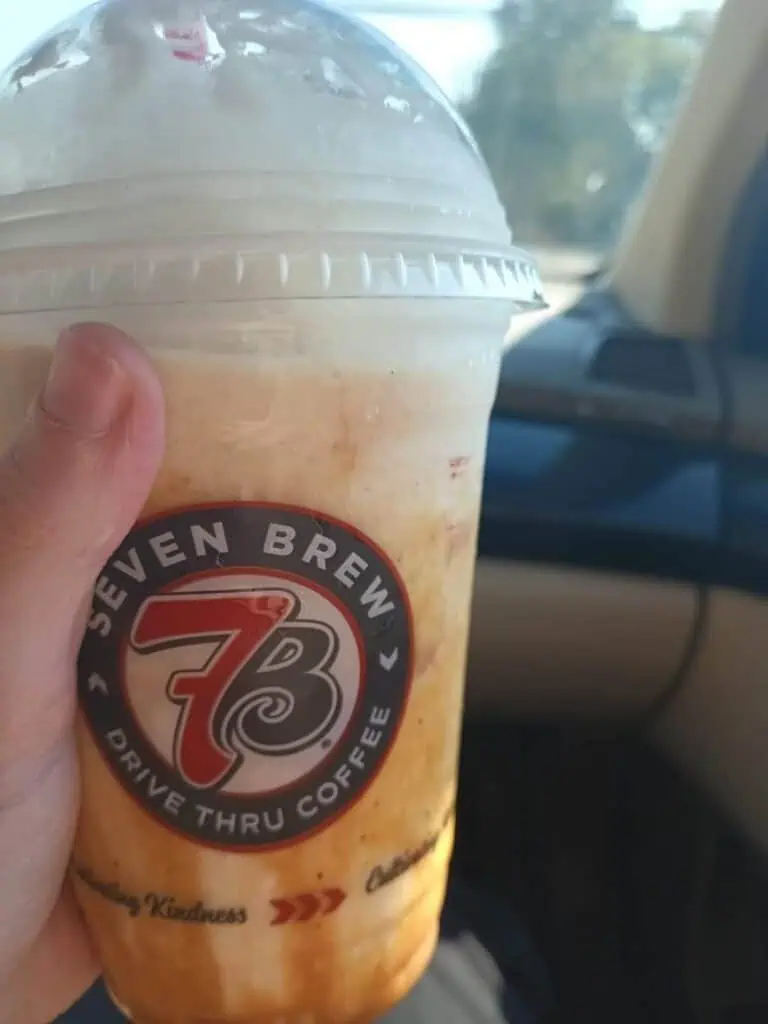 pumpkin roll shake with pumpkin drizzle