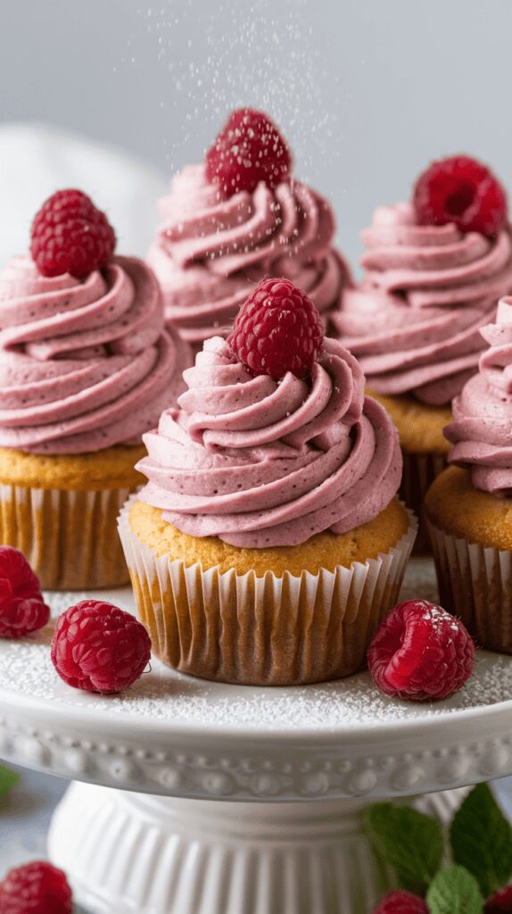 raspberry-cream-cupcakes