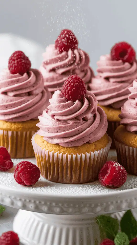 raspberry-cream-cupcakes