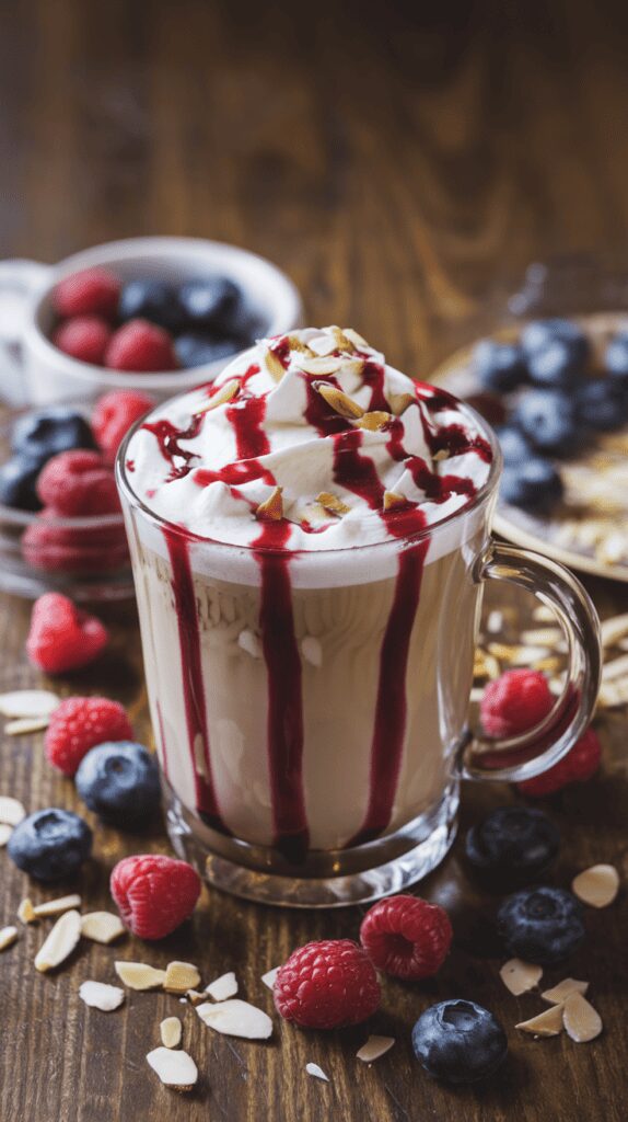 Red Berry Almond Latte