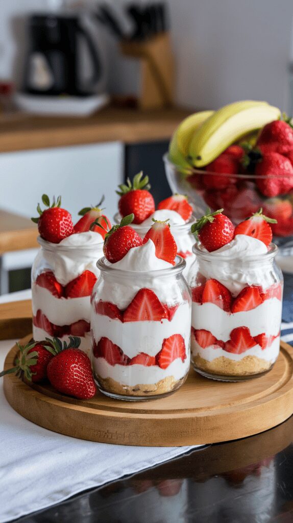 Mini Strawberry Shortcake Trifles