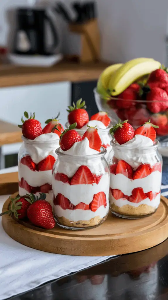 Mini Strawberry Shortcake Trifles