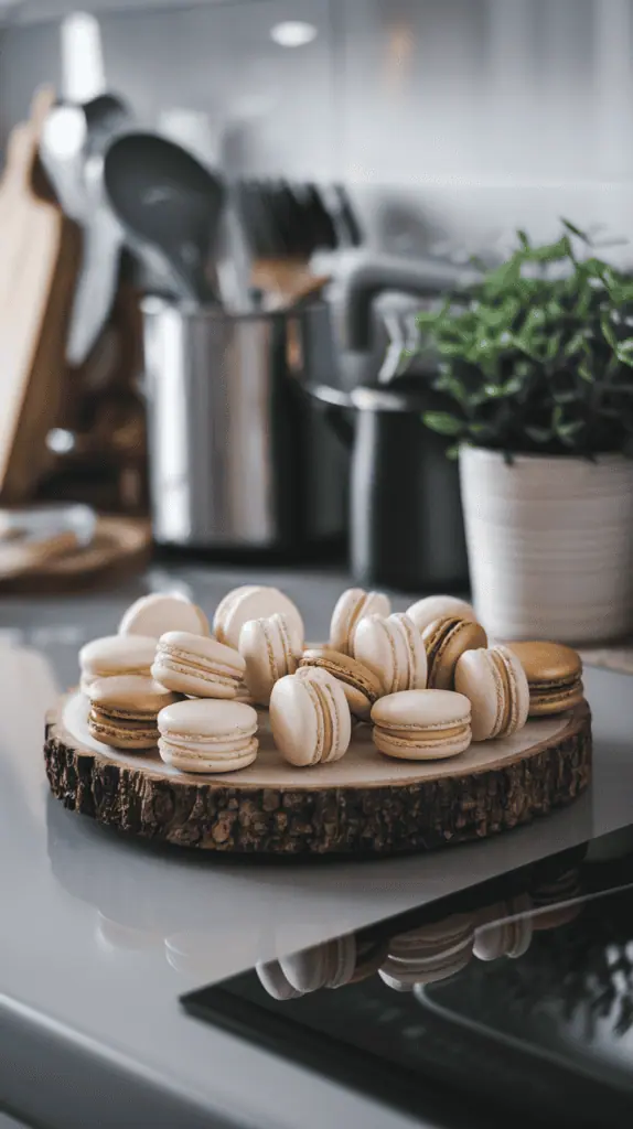 New Year’s Eve Macarons in Festive Colors