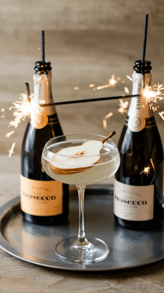 Pear Prosecco Cocktail