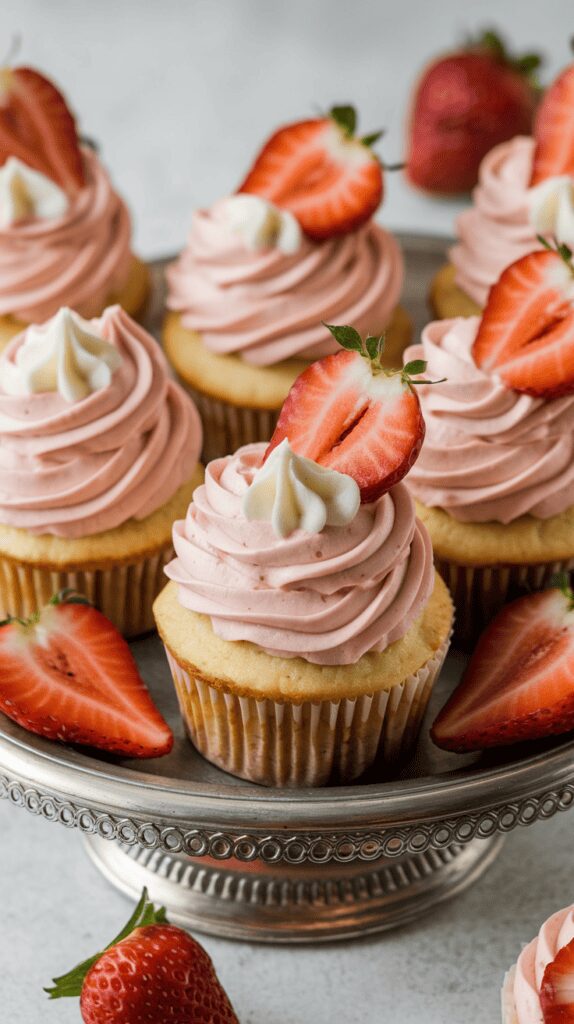 strawberry-cheesecake-cupcake