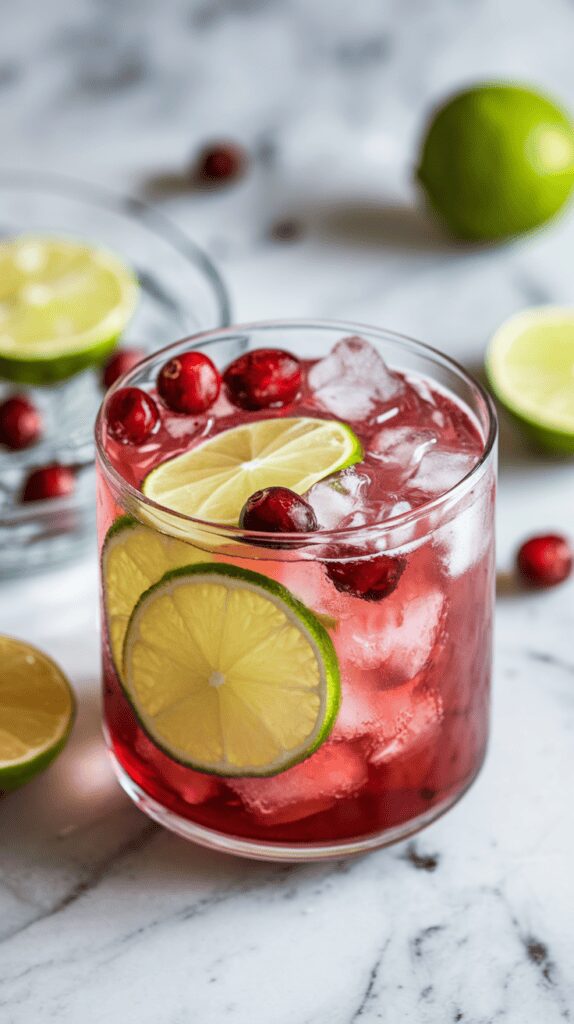 Cranberry Lime Kiss Cooler
