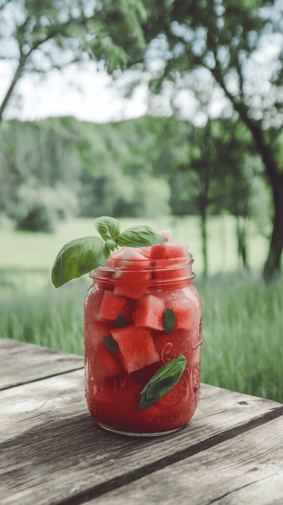 Watermelon Basil Refresher