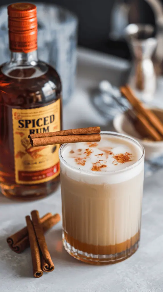 Spiced Rum White Russian